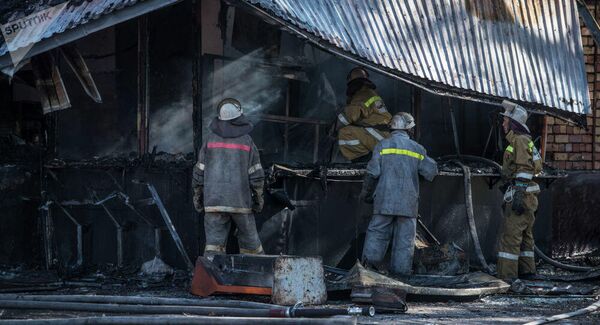 На месте взрыва в Бишкеке. 8 ноября 2019 На месте взрыва в Бишкеке. 8 ноября 2019