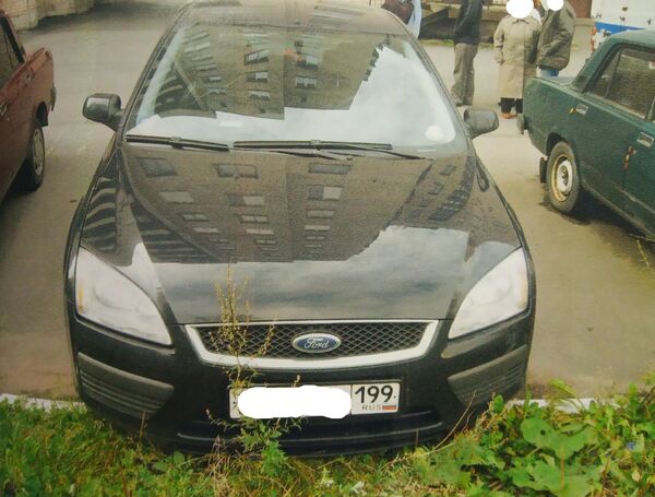 Автомобиль в котором нашли труп провизора Автомобиль в котором нашли труп провизора