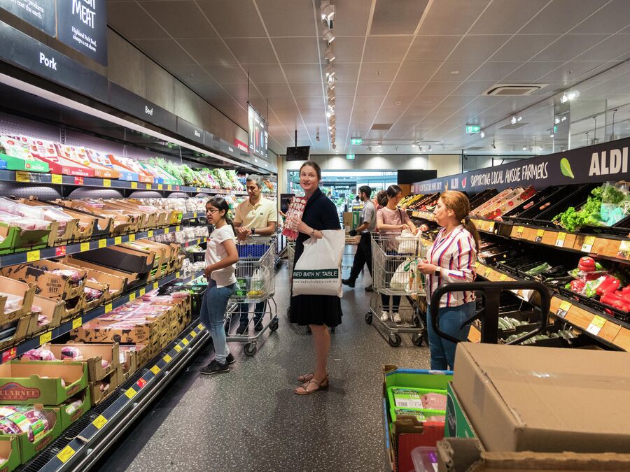 Супермаркет ALDI в Глен Уэверли Супермаркет ALDI в Глен Уэверли