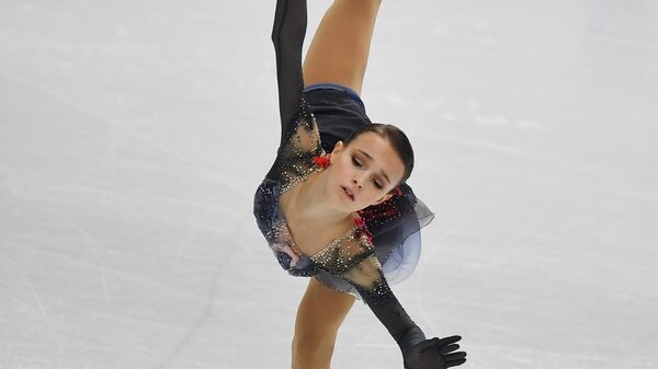 Фигуристка Анна Щербакова Фигуристка Анна Щербакова