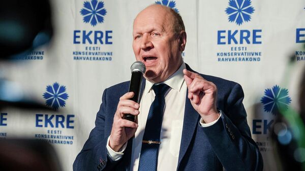 Глава МВД Эстонии, председатель Консервативной народной партии Март Хельме Глава МВД Эстонии, председатель Консервативной народной партии Март Хельме