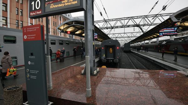 Отправление поезда Таврия из Санкт-Петербурга в Крым Отправление поезда Таврия из Санкт-Петербурга в Крым