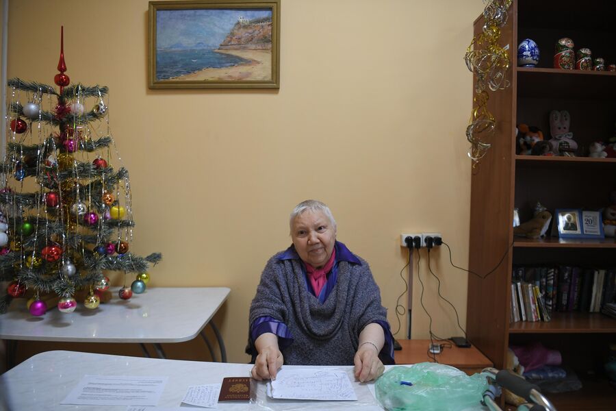Галина Силкина в Центре социальной адаптации для бездомных им. Е. П. Глинки Галина Силкина в Центре социальной адаптации для бездомных им. Е. П. Глинки