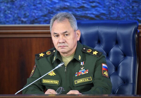 Министр обороны РФ, генерал армии Сергей Шойгу на ежегодном расширенном заседании коллегии министерства обороны РФ Министр обороны РФ, генерал армии Сергей Шойгу на ежегодном расширенном заседании коллегии министерства обороны РФ