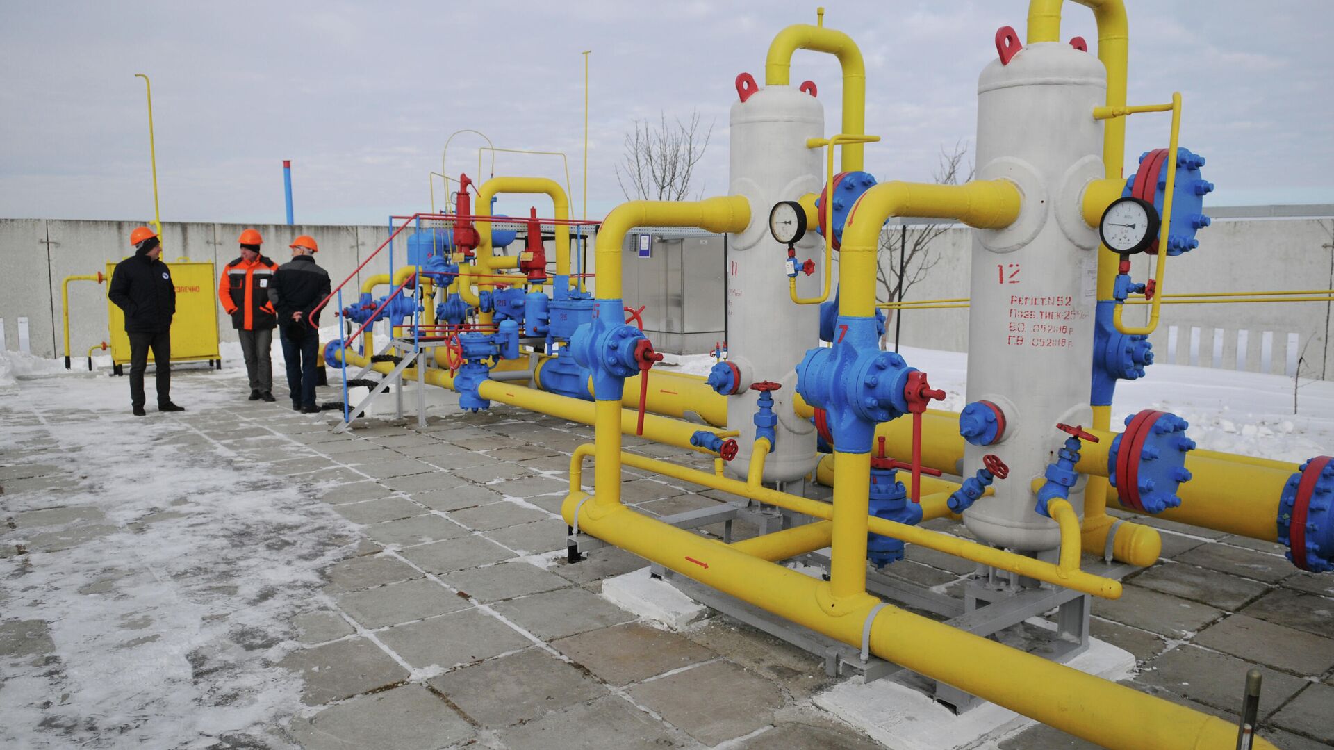 Газораспределительная станция Нежухив в Стрыйском районе Львовской области Газораспределительная станция Нежухив в Стрыйском районе Львовской области - РИА Новости, 1920, 19.10.2020