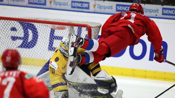 Воронков отметил игру в большинстве в полуфинале МЧМ с командой Швеции