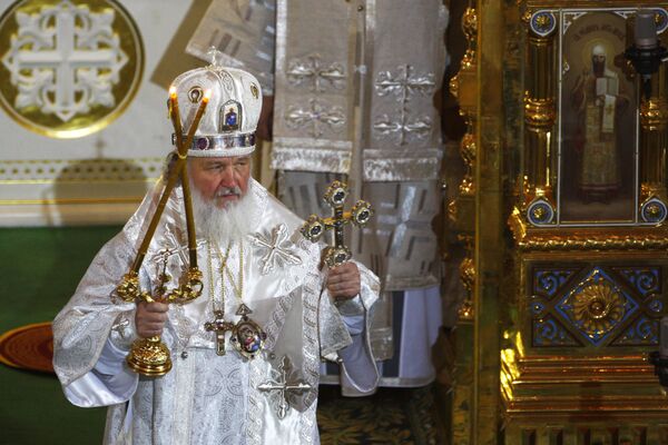 В храме Христа Спасителя проходит отпевание патриарха Алексия II В храме Христа Спасителя проходит отпевание патриарха Алексия II
