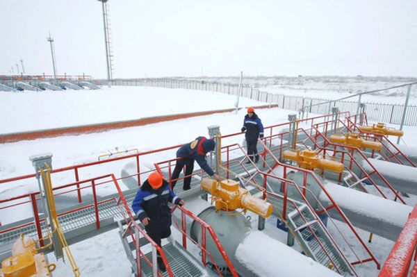 На газоизмерительной станции На газоизмерительной станции