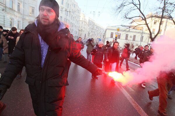 «Марш несогласных» прошел в Москве «Марш несогласных» прошел в Москве