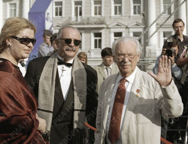 Сергей и Никита Михалковы Сергей и Никита Михалковы