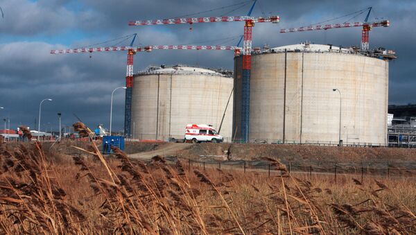 Строительство завода по сжижению природного газа (СПГ) Строительство завода по сжижению природного газа (СПГ)