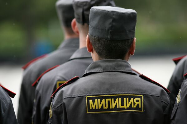 Гарнизонный развод личного состава милиции. Архив Гарнизонный развод личного состава милиции. Архив