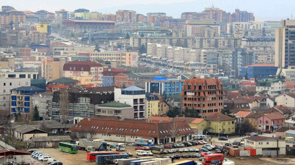 Вид на столицу Косово - Приштину