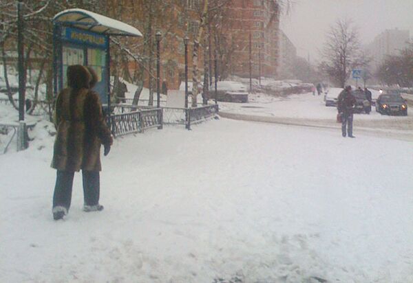 Снегопад в Москве Снегопад в Москве