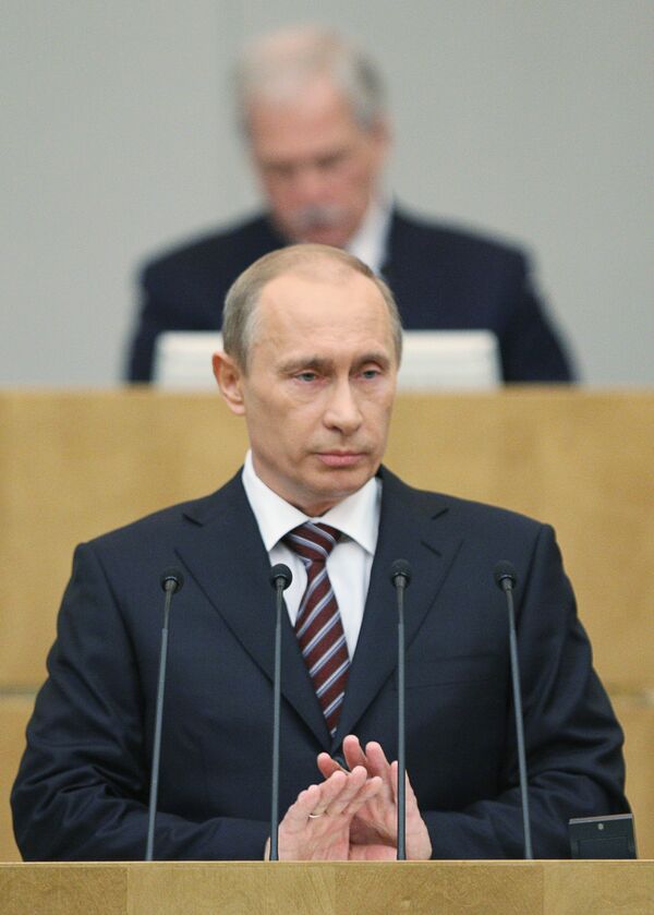 Путин в Госдуме: пришел, отчитался, убедил Путин в Госдуме: пришел, отчитался, убедил