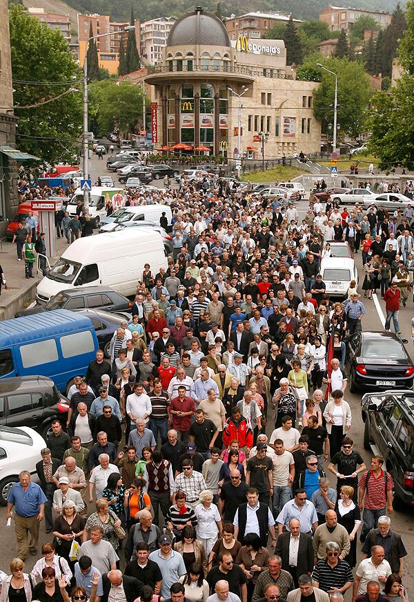Митинг грузинской оппозиции Митинг грузинской оппозиции