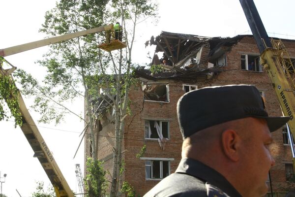 Взрыв в общежитии в Омске Взрыв в общежитии в Омске