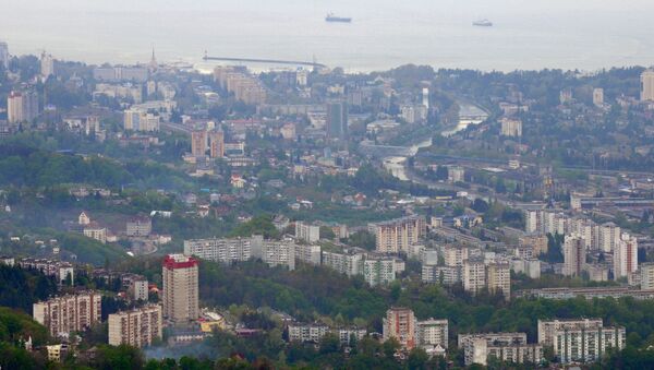 Панорама города Сочи Панорама города Сочи