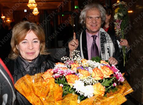 Клоун Юрий Куклачев с супругой Еленой Клоун Юрий Куклачев с супругой Еленой