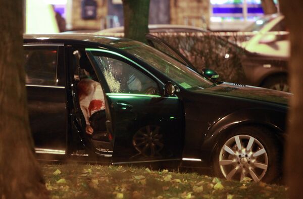Убийство бизнесмена Шабтая Калмановича произошло в центре Москвы Убийство бизнесмена Шабтая Калмановича произошло в центре Москвы