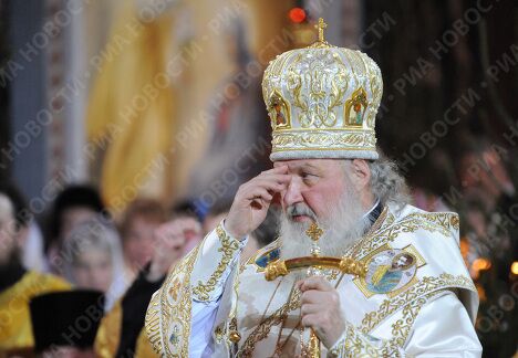 Патриарх Кирилл провел рождественскую службу Патриарх Кирилл провел рождественскую службу