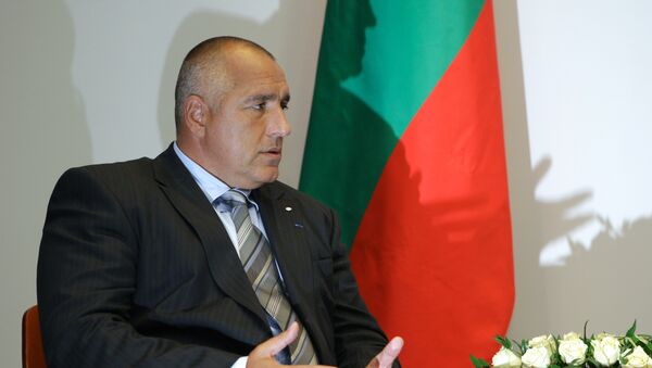 Председатель Совета Министров Республики Болгария Бойко Борисов во время беседы с премьер-министром РФ В.Путиным. Архив Председатель Совета Министров Республики Болгария Бойко Борисов во время беседы с премьер-министром РФ В.Путиным. Архив