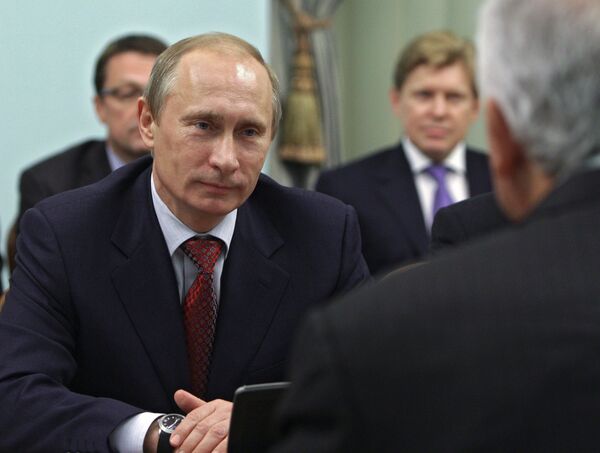 Встреча премьер-министра РФ Владимира Путина с министром энергетики и нефти Венесуэлы Встреча премьер-министра РФ Владимира Путина с министром энергетики и нефти Венесуэлы
