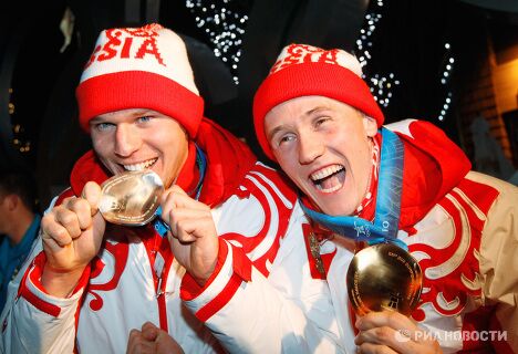 Олимпиада - 2010. Церемония награждения по итогам пятого дня Олимпиада - 2010. Церемония награждения по итогам пятого дня