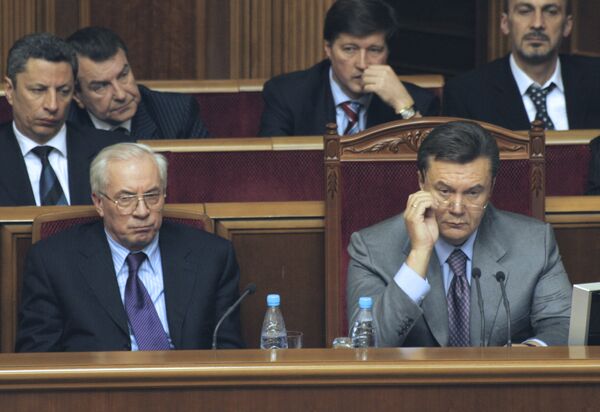 Николай Азаров и Виктор Янукович Николай Азаров и Виктор Янукович