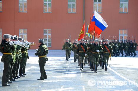 Показательная тренировка 154 комендантского полка Московского военного округа перед Парадом Победы Показательная тренировка 154 комендантского полка Московского военного округа перед Парадом Победы