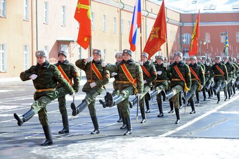 Показательная тренировка 154 комендантского полка Московского военного округа перед Парадом Победы Показательная тренировка 154 комендантского полка Московского военного округа перед Парадом Победы