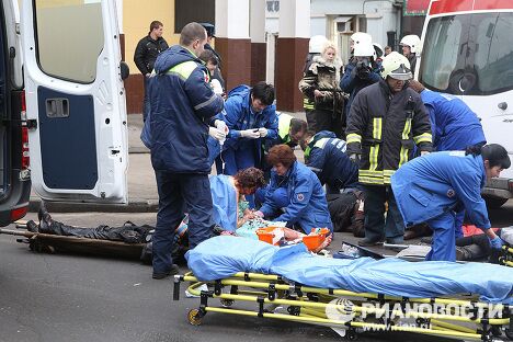 Пострадавшие в результате взрыва на станции метро Парк культуры Пострадавшие в результате взрыва на станции метро Парк культуры