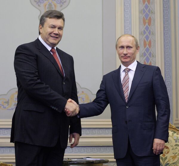 Встреча Владимира Путина и Виктора Януковича Встреча Владимира Путина и Виктора Януковича
