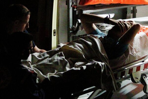 Зритель Парада любви в Дуйсбурге, пострадавший во время давки Зритель Парада любви в Дуйсбурге, пострадавший во время давки