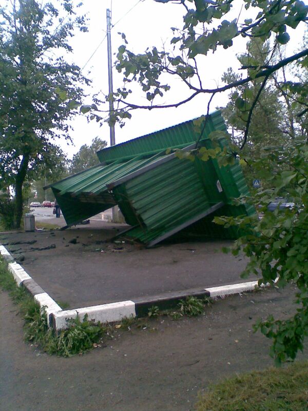 Последствия урагана в Тосно Ленинградской обл. Архив Последствия урагана в Тосно Ленинградской обл. Архив