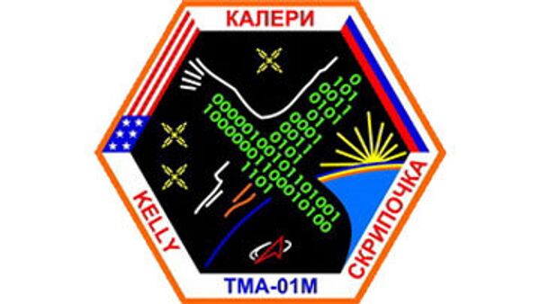 Эмблема основного и дублирующего экипажей «Союз ТМА-01М, автор Туровский Александр Эмблема основного и дублирующего экипажей «Союз ТМА-01М, автор Туровский Александр