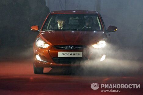 Владимир Путин на открытии завода Hyundai Motor в Санкт-Петербурге Владимир Путин на открытии завода Hyundai Motor в Санкт-Петербурге