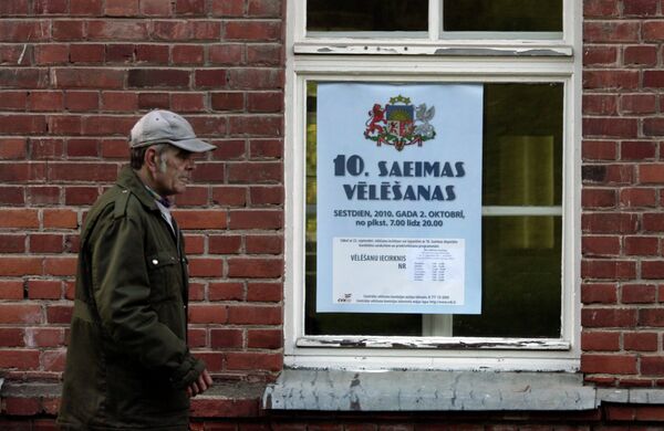 Парламентские выборы проходят в Латвии Парламентские выборы проходят в Латвии