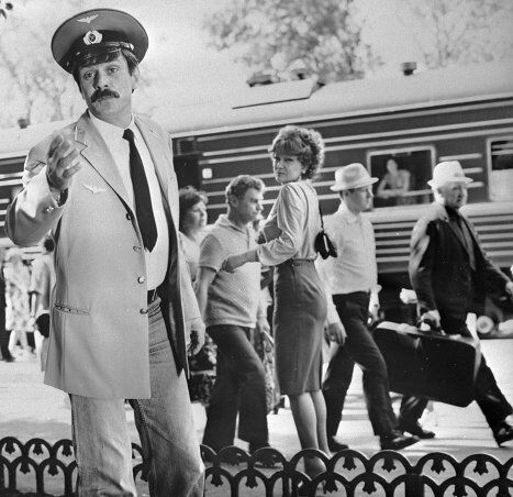 Михалков в фильме «Вокзал для двоих» Михалков в фильме «Вокзал для двоих»