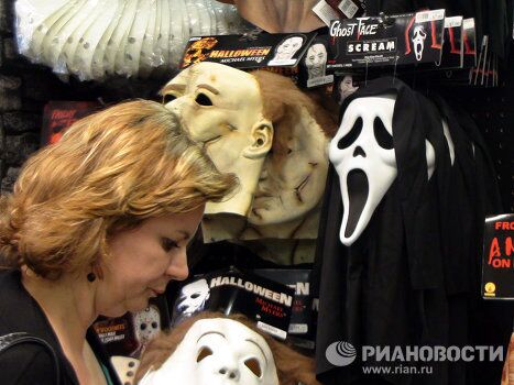 Нью-Йорк готовится к празднованию Хеллоуина Нью-Йорк готовится к празднованию Хеллоуина