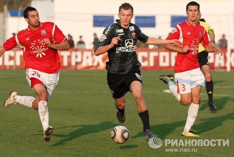 Игровой момент матча Спартак-Нальчик (Нальчик) - ЦСКА (Москва) Игровой момент матча Спартак-Нальчик (Нальчик) - ЦСКА (Москва)