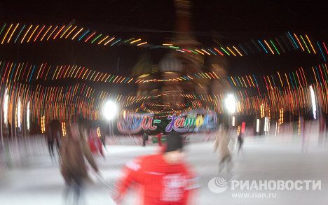 Зимняя Москва: открытие катка на Красной площади Зимняя Москва: открытие катка на Красной площади
