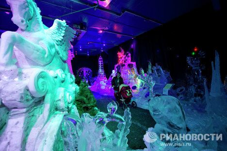 Открытие музея льда в парке Сокольники в Москве Открытие музея льда в парке Сокольники в Москве
