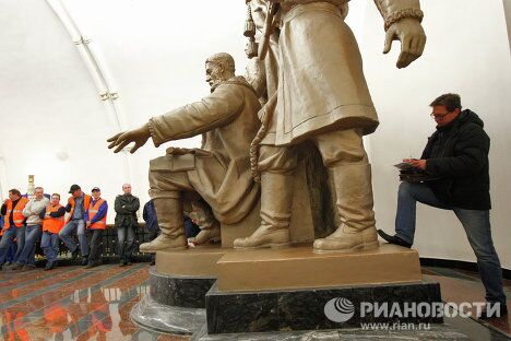 Открытие перехода на станции метро Белорусская в Москве Открытие перехода на станции метро Белорусская в Москве