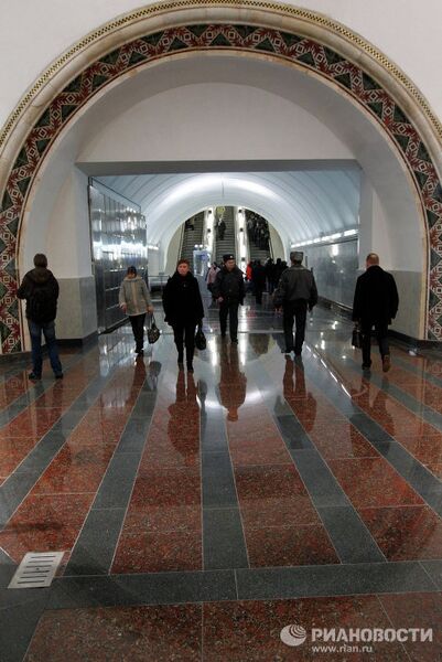 Открытие перехода на станции метро Белорусская в Москве Открытие перехода на станции метро Белорусская в Москве