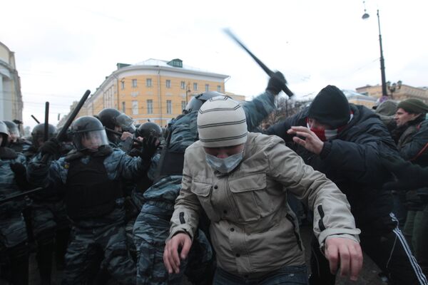 Акция в память об убитом Егоре Свиридове на Манежной площади Акция в память об убитом Егоре Свиридове на Манежной площади