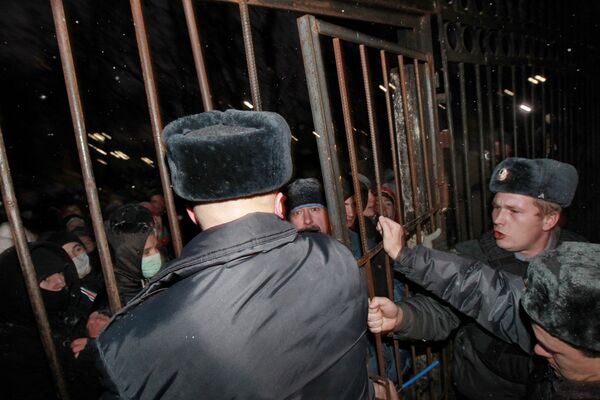 Пикет у телецентра Останкино Пикет у телецентра Останкино
