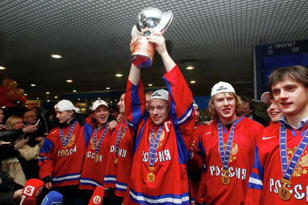 Молодежная сборная России по хоккею Молодежная сборная России по хоккею