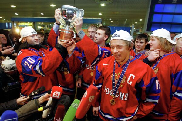 Молодежная сборная России по хоккею. Архив Молодежная сборная России по хоккею. Архив