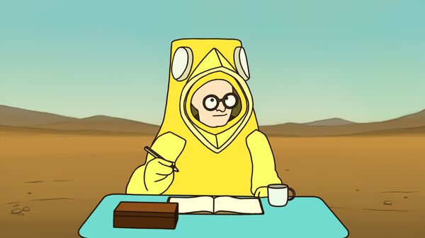 Кадр из анимационного фильма Смерть желтопузика (Yellow Belly End), который будет показан в рамках Фестиваля британской анимации Кадр из анимационного фильма Смерть желтопузика (Yellow Belly End), который будет показан в рамках Фестиваля британской анимации
